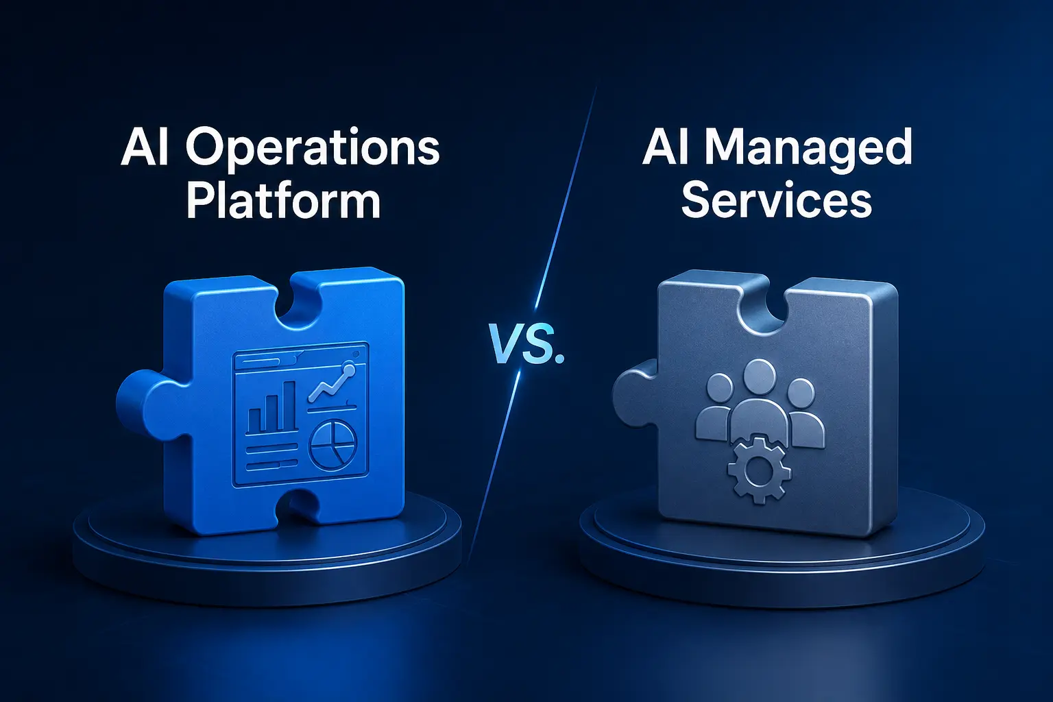 AI Operations Platform vs. AI Managed Services: What's the Difference?